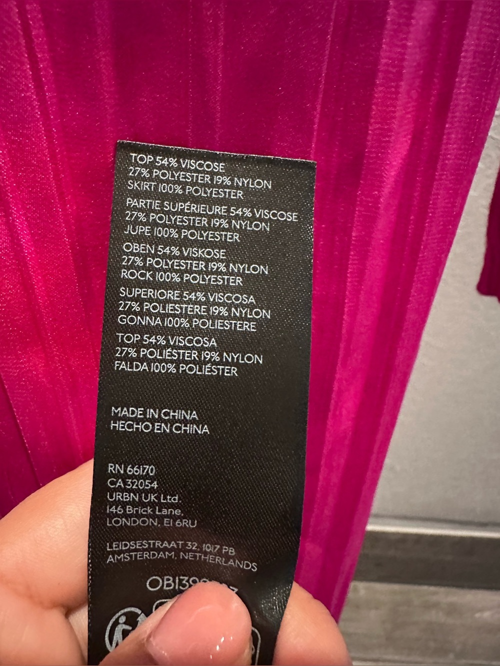 Anthropologie High-Neck Mockable Maxi Dress  Fuchsia  Knit dress & Pleated Skirt - Picture 8 of 9